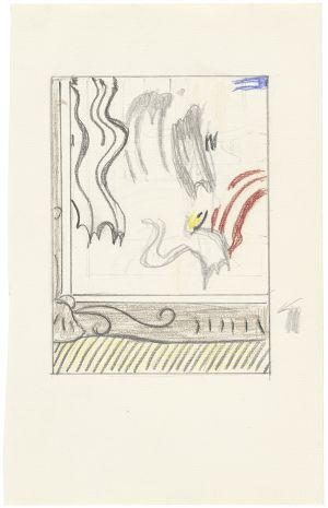 Artwork: Painting in Gold Frame (Study), 1983 (RLCR 3220)