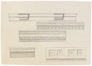 Artwork: Entablature (Studies), 1972 (RLCR 2014)