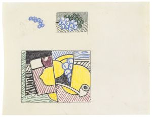 Artwork: Cubist Still Life and Green Grapes (Studies), 1974 (RLCR 2264)