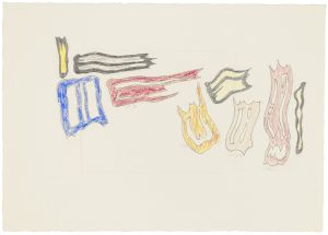 Artwork: Brushstroke VI (Study), c. 1985 (RLCR 3411)