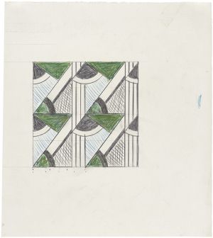 Artwork: Modern Painting in Four Panels #6 (Study), 1970 (RLCR 1898)