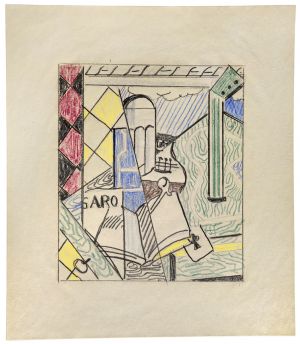 Artwork: Cubist Still Life with Playing Cards (Study), 1974 (RLCR 2273)