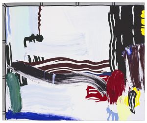Artwork: Painting with Silver Bamboo Frame, 1984 (RLCR 3324)