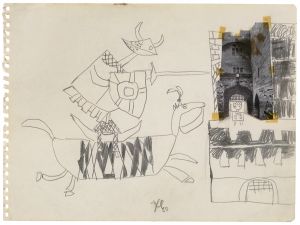 Artwork: Charging the Castle (Study), 1950 (RLCR 181)