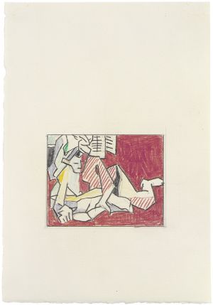 Artwork: Woman Reading (Study), 1980 (RLCR 2989)