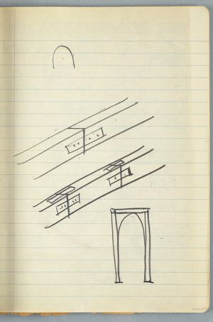 Artwork: Arch and Beam (Studies), c. 1967 (RLCR 1511.2)