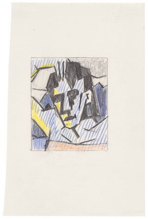 Artwork: Blue Head (Study), 1979 (RLCR 2806)