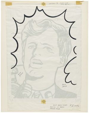 Artwork: Cover Image (Bobby Kennedy) for Time Magazine (Color Separation), 1968 (RLCR 1517.2)