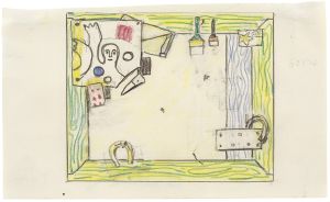 Artwork: Things on the Wall (Study), 1973 (RLCR 2233)