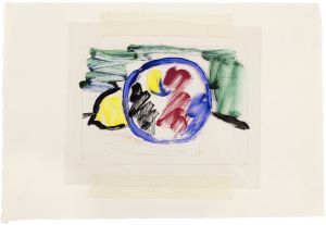 Artwork: Apple and Lemon (Study), 1982 (RLCR 3095)