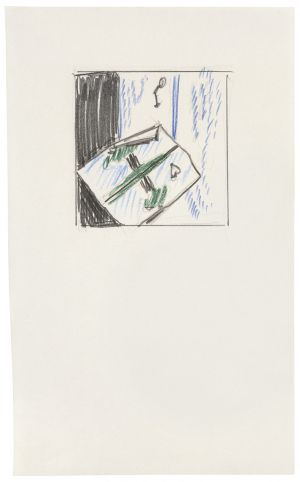 Artwork: Trompe l'Oeil (Study), c. 1972 (RLCR 2109)