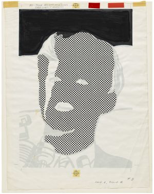 Artwork: Cover Image (Bobby Kennedy) for Time Magazine (Color Separation), 1968 (RLCR 1517.4)