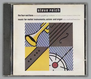 Artwork: Cover Image for The Four Sections Compact Disc by Steve Reich, 1990 (RLCR 3884)