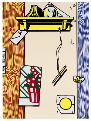 Artwork: Studio Wall with Hanging Pencil and Three Sketches, 1973 (RLCR 2227)