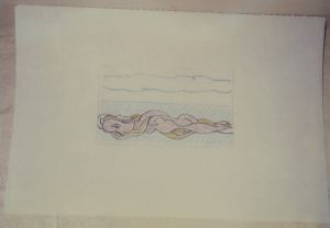 Artwork: Reclining Nude (Study), 1977 (RLCR 2649)