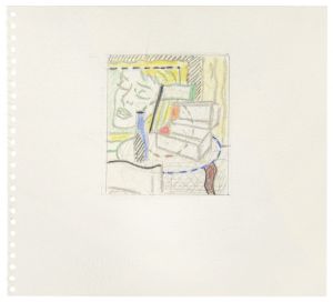 Artwork: Interior with Painting and Still Life (Study), 1997 (RLCR 4708)