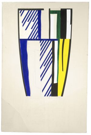 Artwork: Glass IV (Study), c. 1977 (RLCR 2585.1)