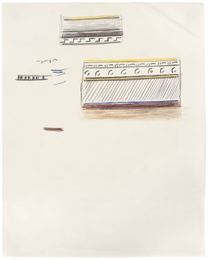 Artwork: Entablature (Studies), c. 1975 (RLCR 2344)
