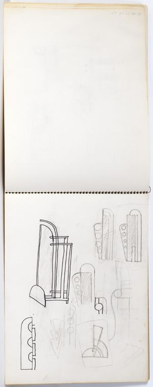 Artwork: Modern Sculpture with Apertures (Studies), 1967 (RLCR 1502.6)