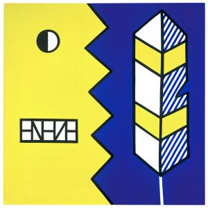 Artwork: Face and Feather, 1979 (RLCR 2820)
