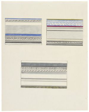 Artwork: Entablature (Studies), c. 1974 (RLCR 2282)