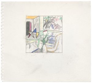 Artwork: Interior with Painting of Bather (Study), 1997 (RLCR 4711)