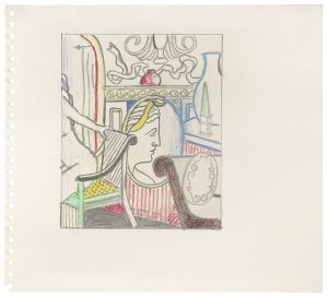 Artwork: Interior with Diana (Study), 1997 (RLCR 4697)