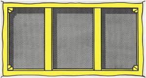 Artwork: Stretcher Frame with Vertical Bars, 1968 (RLCR 1611)