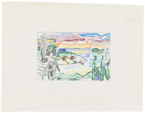 Artwork: Coast Village (Study), 1987 (RLCR 3621)