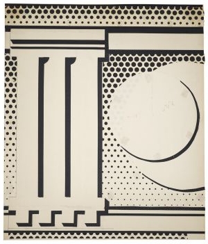Artwork: Entablature #4 (Study), c. 1971 (RLCR 1945)
