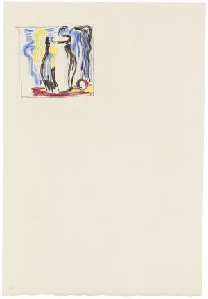 Artwork: Jar and Apple (Study), 1980 (RLCR 2931)