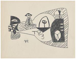 Artwork: The Racing Car (Study), c. 1948 (RLCR 121)