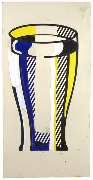 Artwork: Glass V (Study), c. 1977 (RLCR 2588)