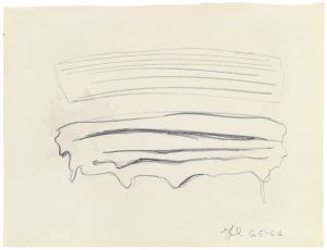 Artwork: Two Brushstrokes (Study), 1965–66 (RLCR 1203)