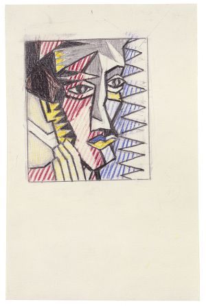 Artwork: Expressionist Head (Study), 1980 (RLCR 2911)