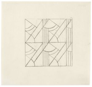 Artwork: Modern Painting in Four Panels #6 (Study), 1970 (RLCR 1897)