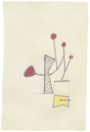 Artwork: Mobile (Study), c. 1989 (RLCR 3790)