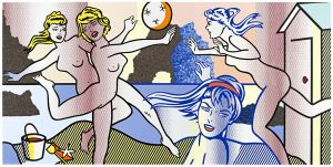 Artwork: Beach Scene with Starfish, 1995 (RLCR 4354)