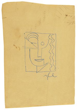 Artwork: Modern Head #2 (Study), c. 1970 (RLCR 1878)