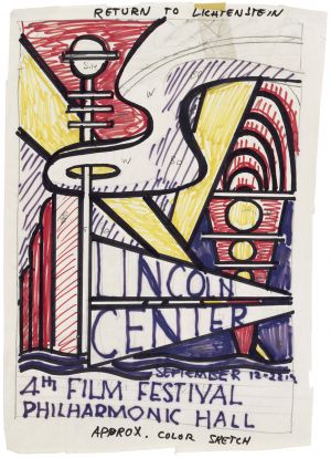 Artwork: Lincoln Center Poster (Study), c. 1966 (RLCR 1251)