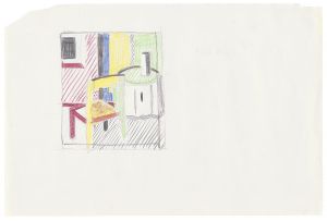 Artwork: Virtual Interior II (Study), c. 1995 (RLCR 4443)