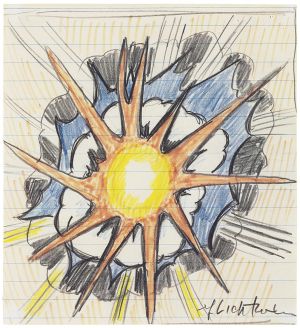 Artwork: Explosion (Study), c. 1965 (RLCR 1063)