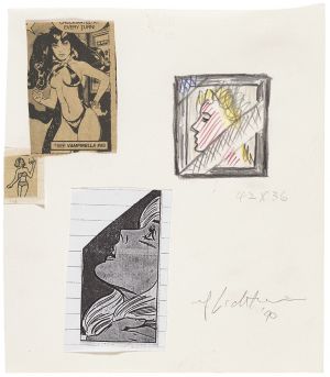 Artwork: Reflections on Profile (Study), 1990 (RLCR 3942)