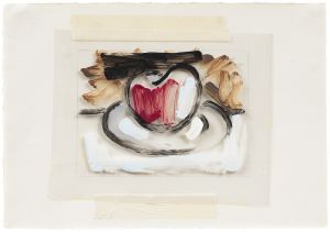 Artwork: Apple on Plate (Study), 1982 (RLCR 3097)