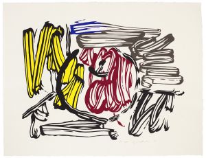Artwork: Red and Yellow Apple, 1982 (RLCR 3249)