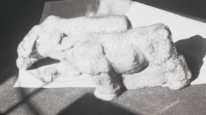 Artwork: Water Buffalos, c. 1942–43 (RLCR 19) Photo: Courtesy RLF Archives Enhanced detail of archival image
