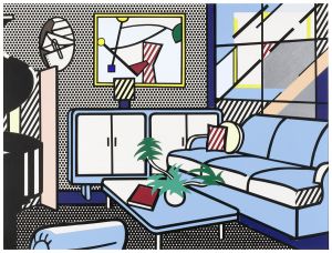 Artwork: Interior with Mobile Painting (Study), 1992 (RLCR 4123)