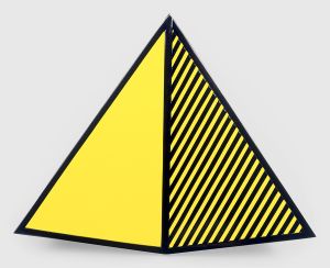 Artwork: Wall Pyramid, 1997 (posthumous casts fabricated 2002) (RLCR 4748)