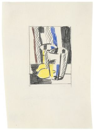 Artwork: Before the Mirror (Study), 1973 (RLCR 2124)