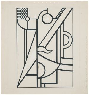 Artwork: Modern Head #3 (Study), 1970 (RLCR 1881)